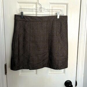 Naked zebra women’s plaid mini skirt EUC L